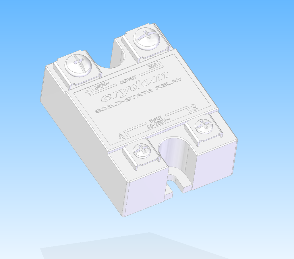 RELAY SS 50A 90-280VAC INPUT